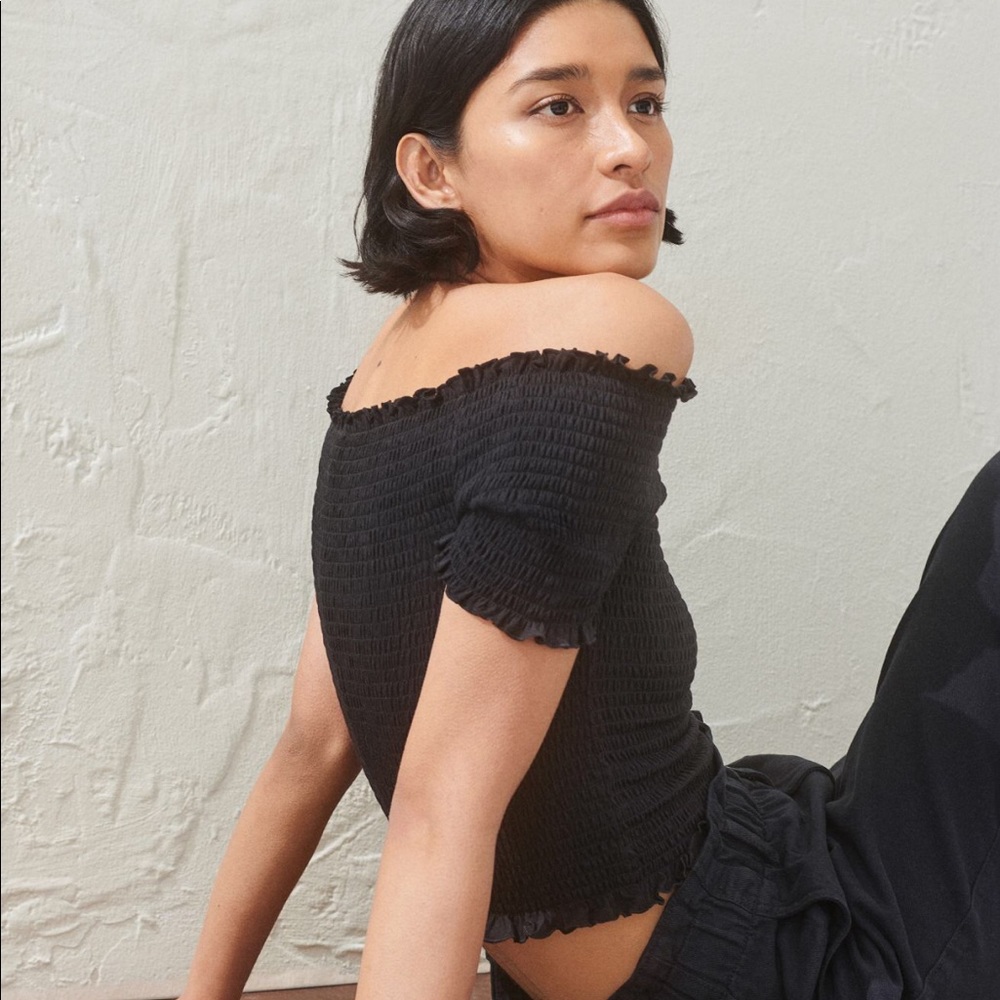 Off the shoulder shirt